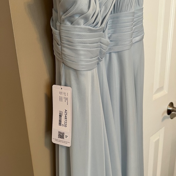 Azazie Sky Blue Gown bridesmaids dress or
Just extra nice. NWT. Not altered - Picture 5 of 8